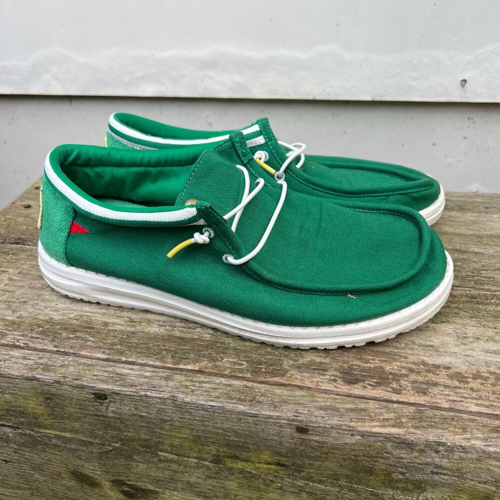 Hey Dude Green Golf Putting Green Wally Fairway Pine Mens 9 Loafer SKU 41765-3VK